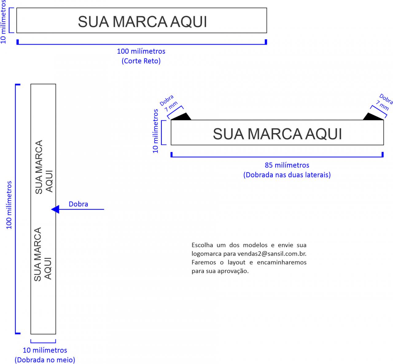 imagem de 10mm x 100mm - 1000 unidades