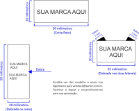 imagem de 20mm x  50mm - 3000 unidades
