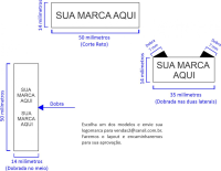imagem de 14mm x 50mm -  500 unidades